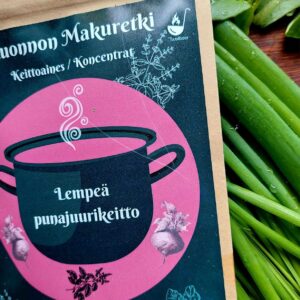 Artesaanijauhe herkulliseen punajuurikeittoon kahdelle