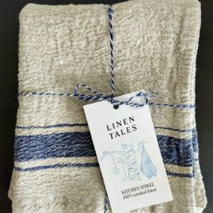 Paksu pellavapyyhe keittiöön